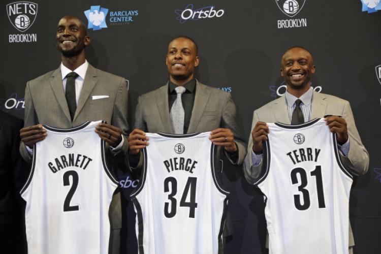 Garnett, Pierce, Terry - Brooklyn Nets