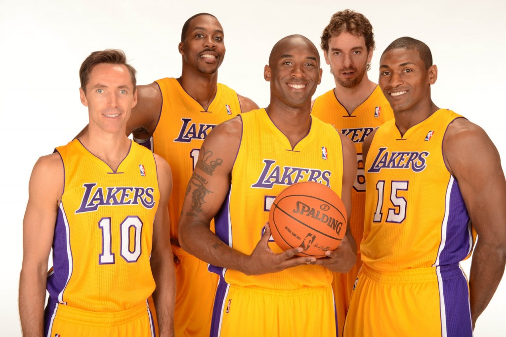 Kobe Bryant, Dwight Howard, Steve Nash, Pau Gasol, Ron Artest