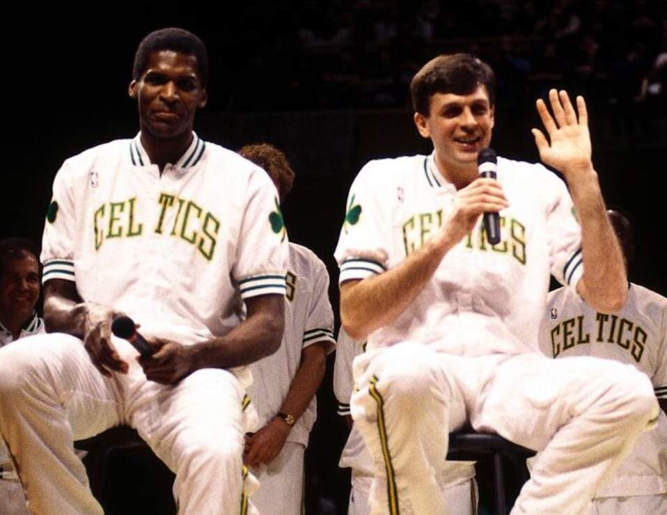 Robert Parish and Kevin McHale