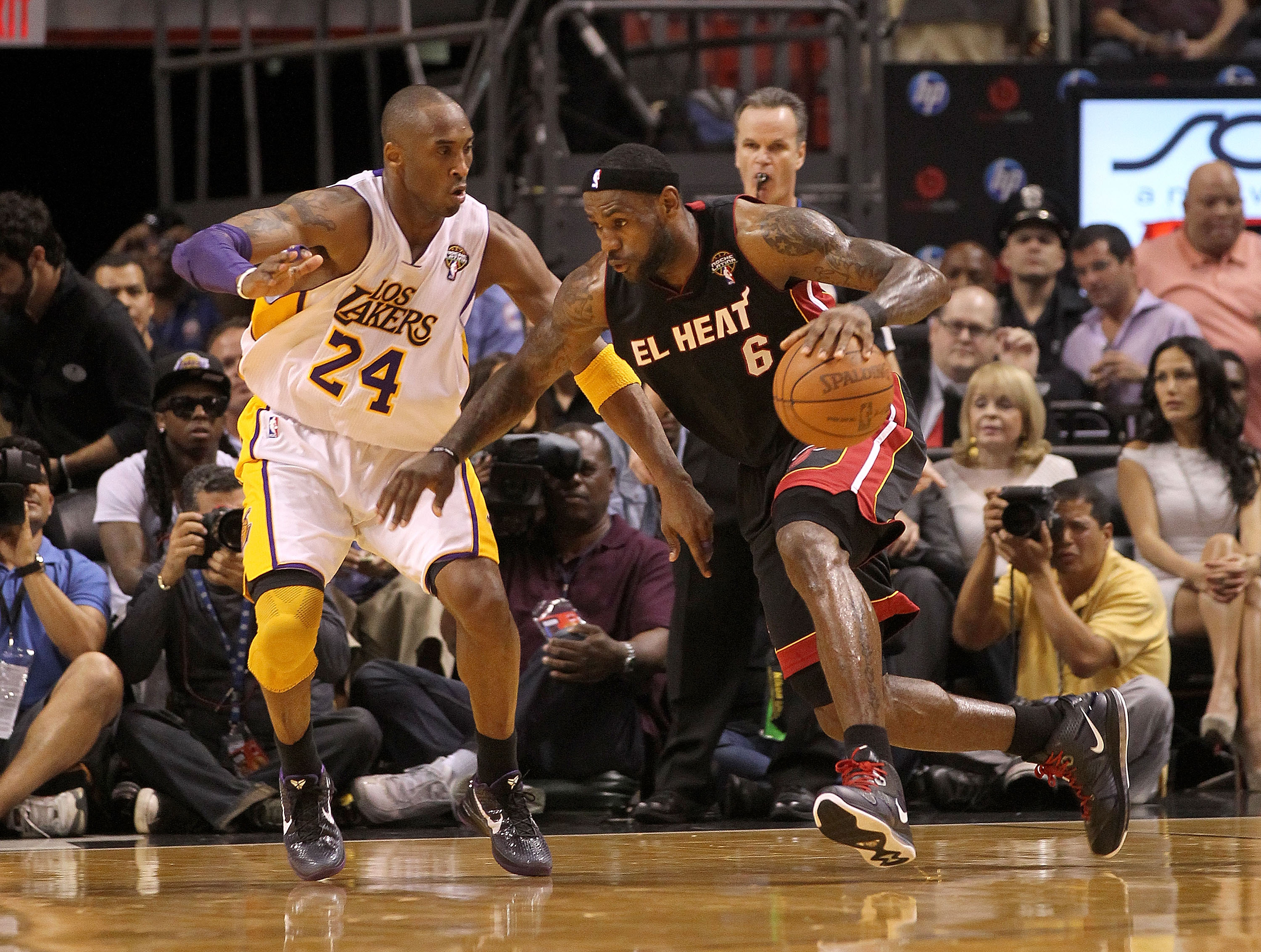 Kobe Lakers vs. LeBron Miami