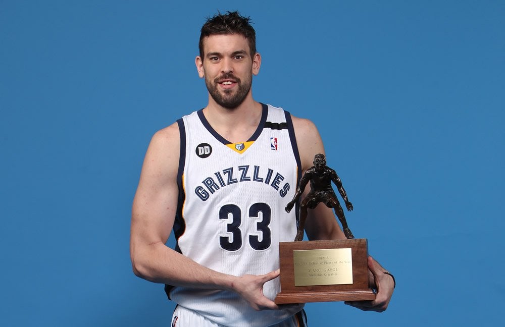 2nd In DPOY - Marc Gasol Win DPOY Despite Not Making All-Defensive First Team