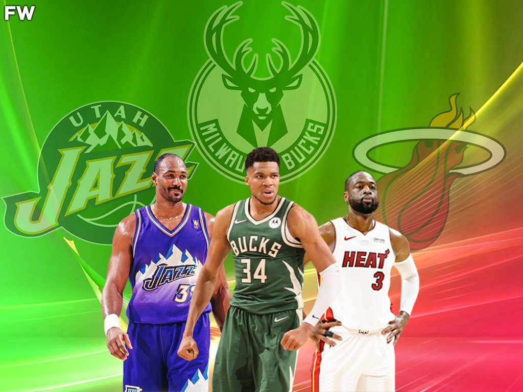 Giannis Antetokounmpo, Karl Malone, Dwyane Wade