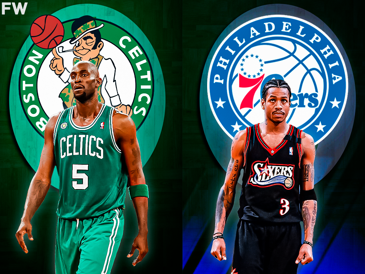 Kevin Garnett and Allen Iverson