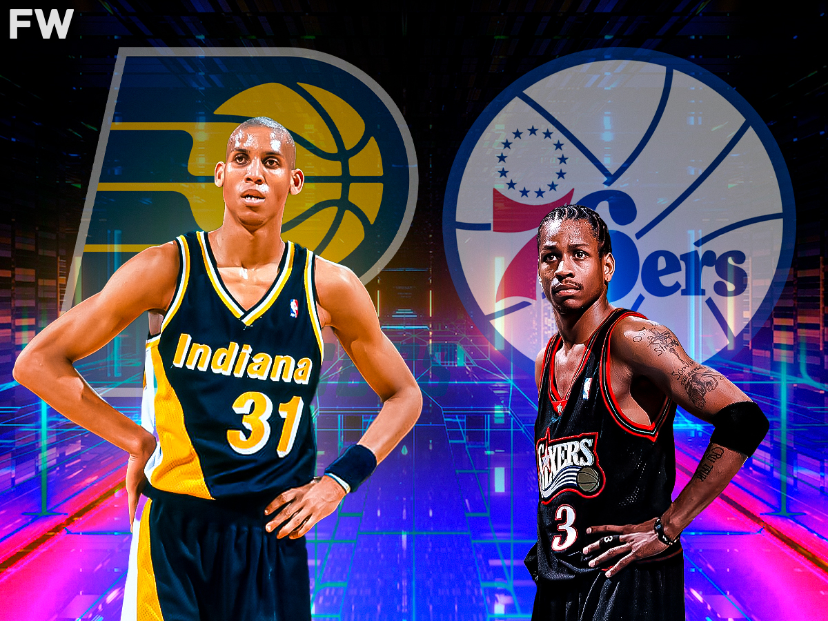 Reggie Miller and Allen Iverson