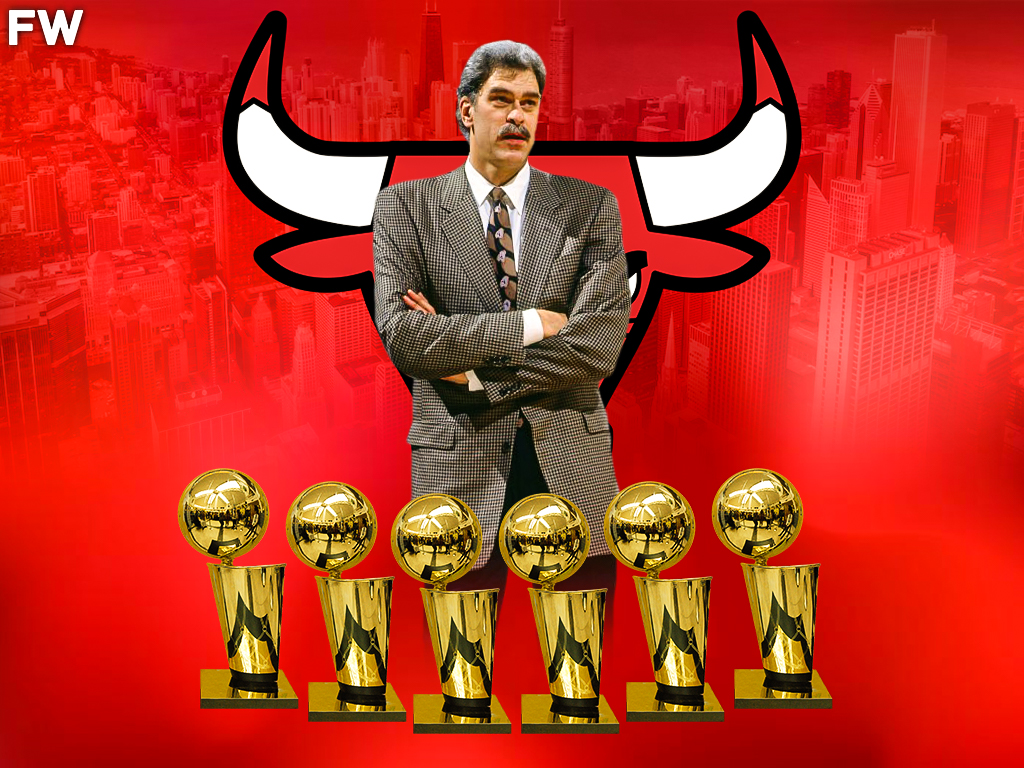 Phil Jackson Chicago Bulls - 6 Championships