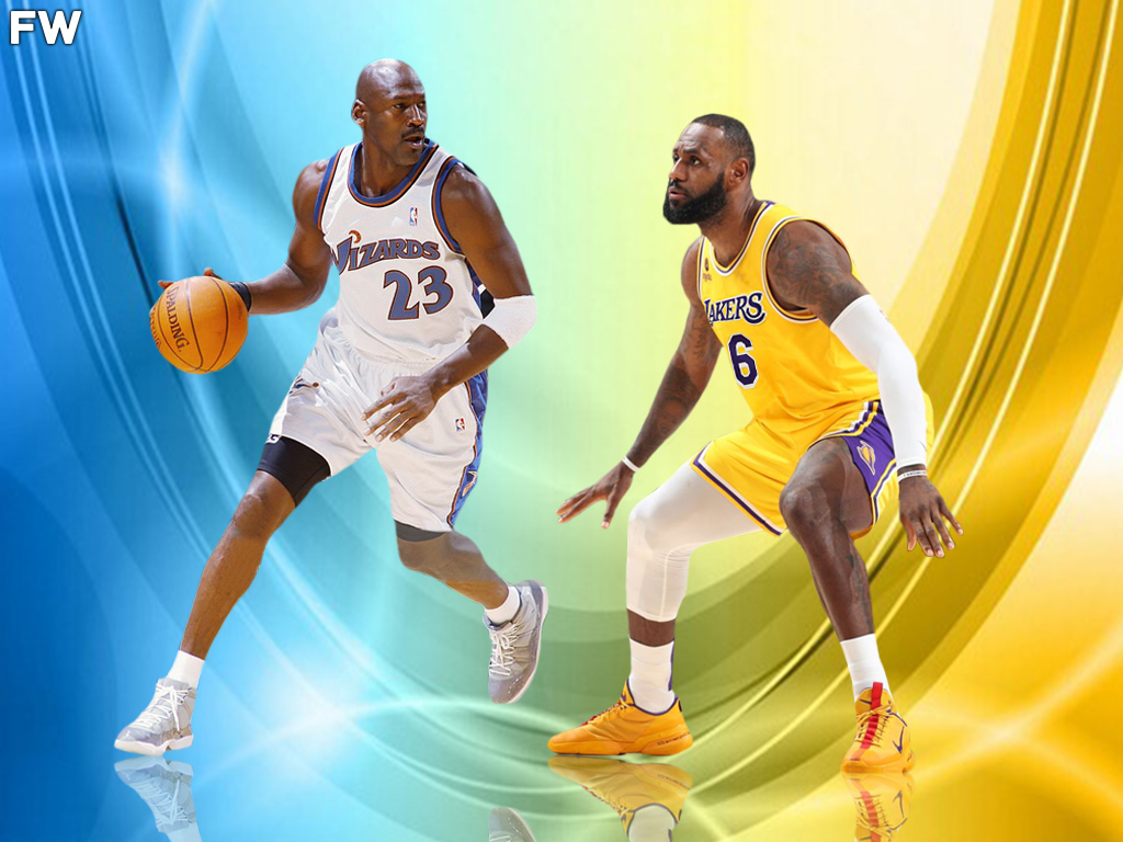 37-Year-Old LeBron James vs. 38-Year-Old Michael Jordan 1-on-1 Game