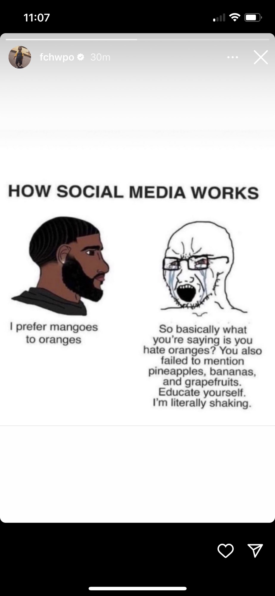 Jaylen Brown Posted A Meme On His Instagram Story To Clap Back At Fans For Calling Him Out For Supporting Kyrie Irving