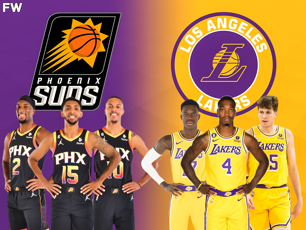 Phoenix Suns vs. Los Angeles Lakers Bench