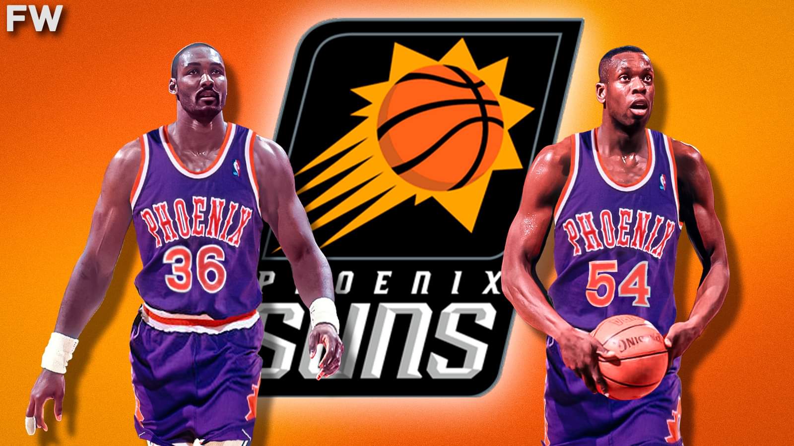 Karl Malone and Ed Pinckney