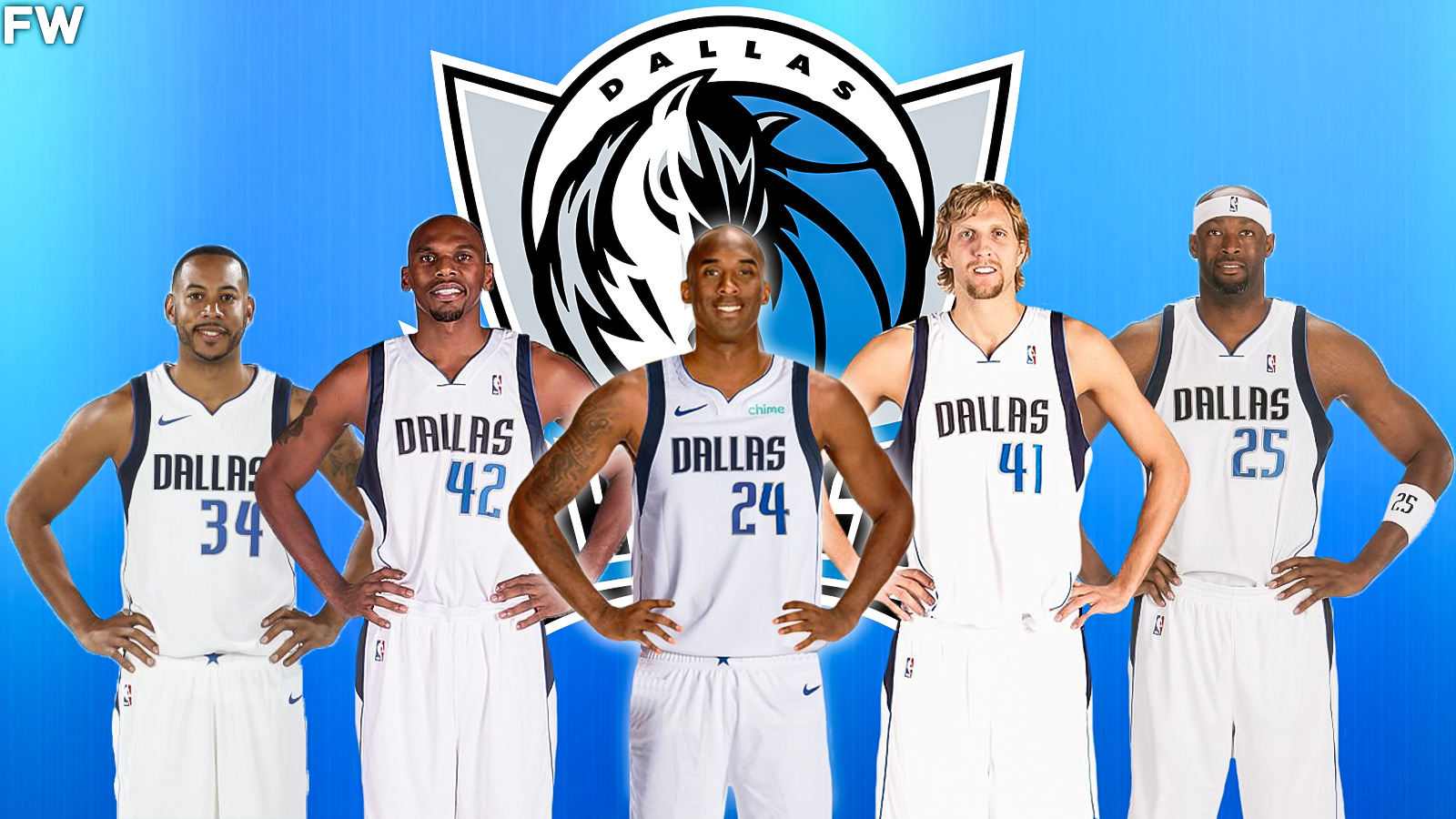 The Mavericks Projected Lineup If They Landed Kobe Bryant From The Lakers
