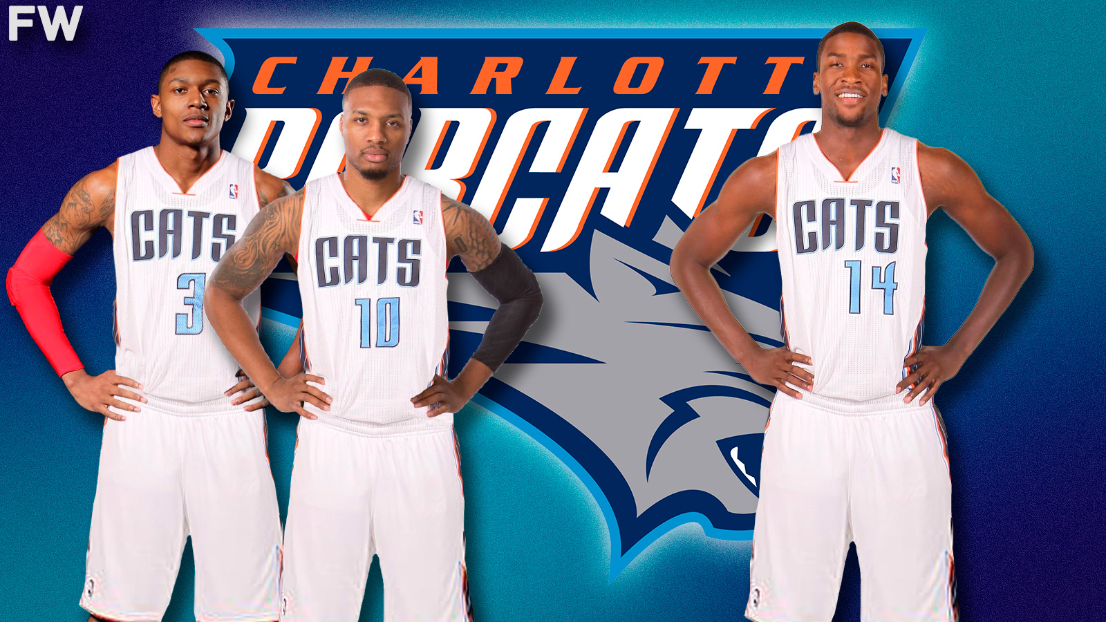 Bradley Beal, Damian Lillard, and Michael Kidd-Gilchrist