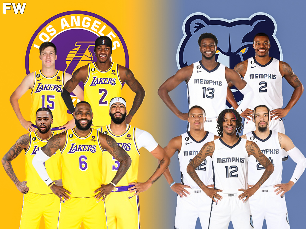 Los Angeles Lakers and Memphis Grizzlies Starting Lineups