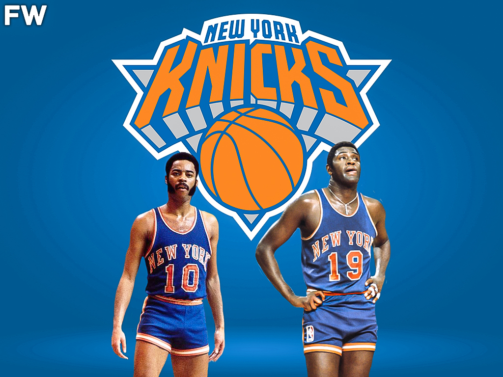 Walt Frazier and Willis Reed