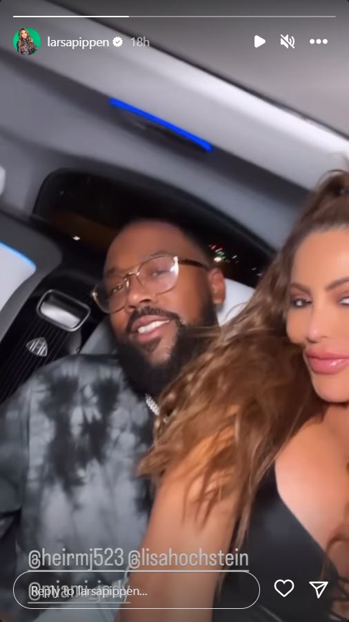 Larsa Pippen and Marcus Jordan
