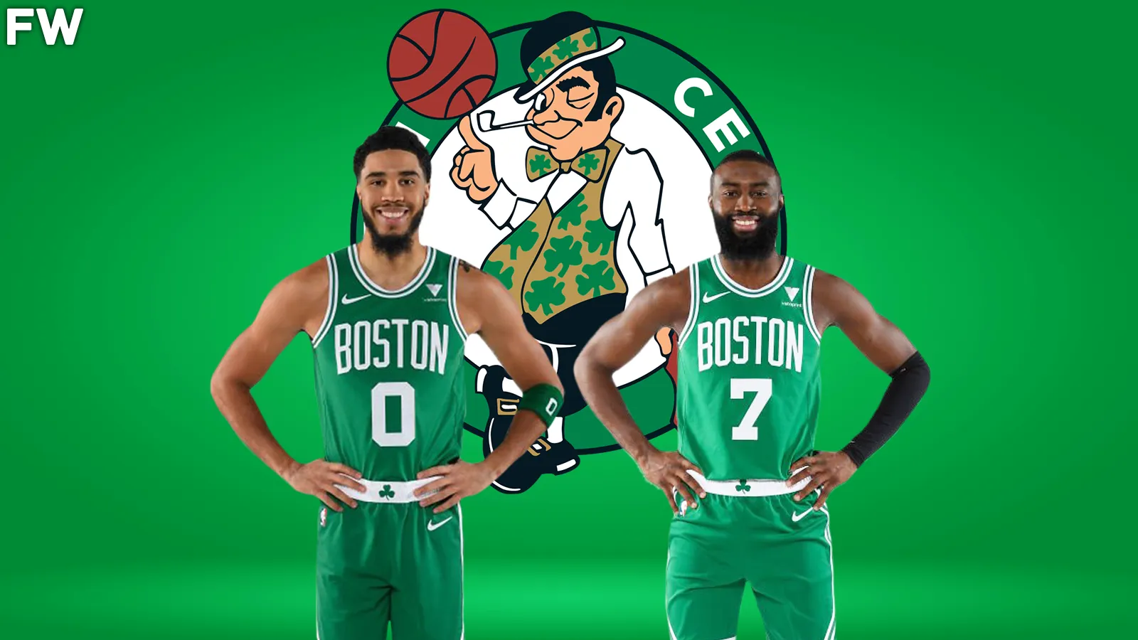 Jayson Tatum and Jaylen Brown