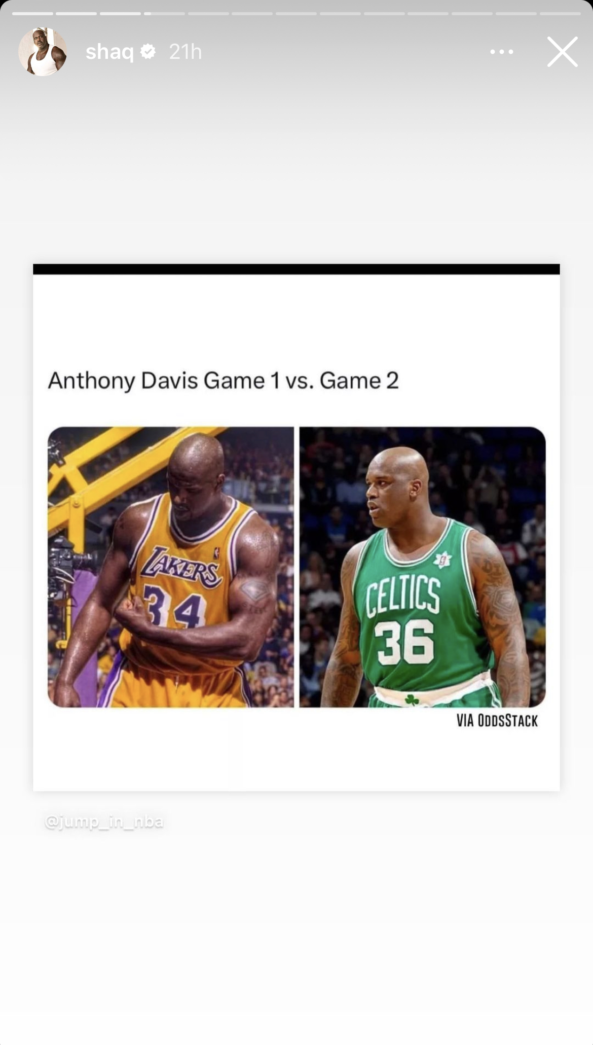 Shaquille O'Neal Perfectly Describes Anthony Davis When He Plays Good And Bad