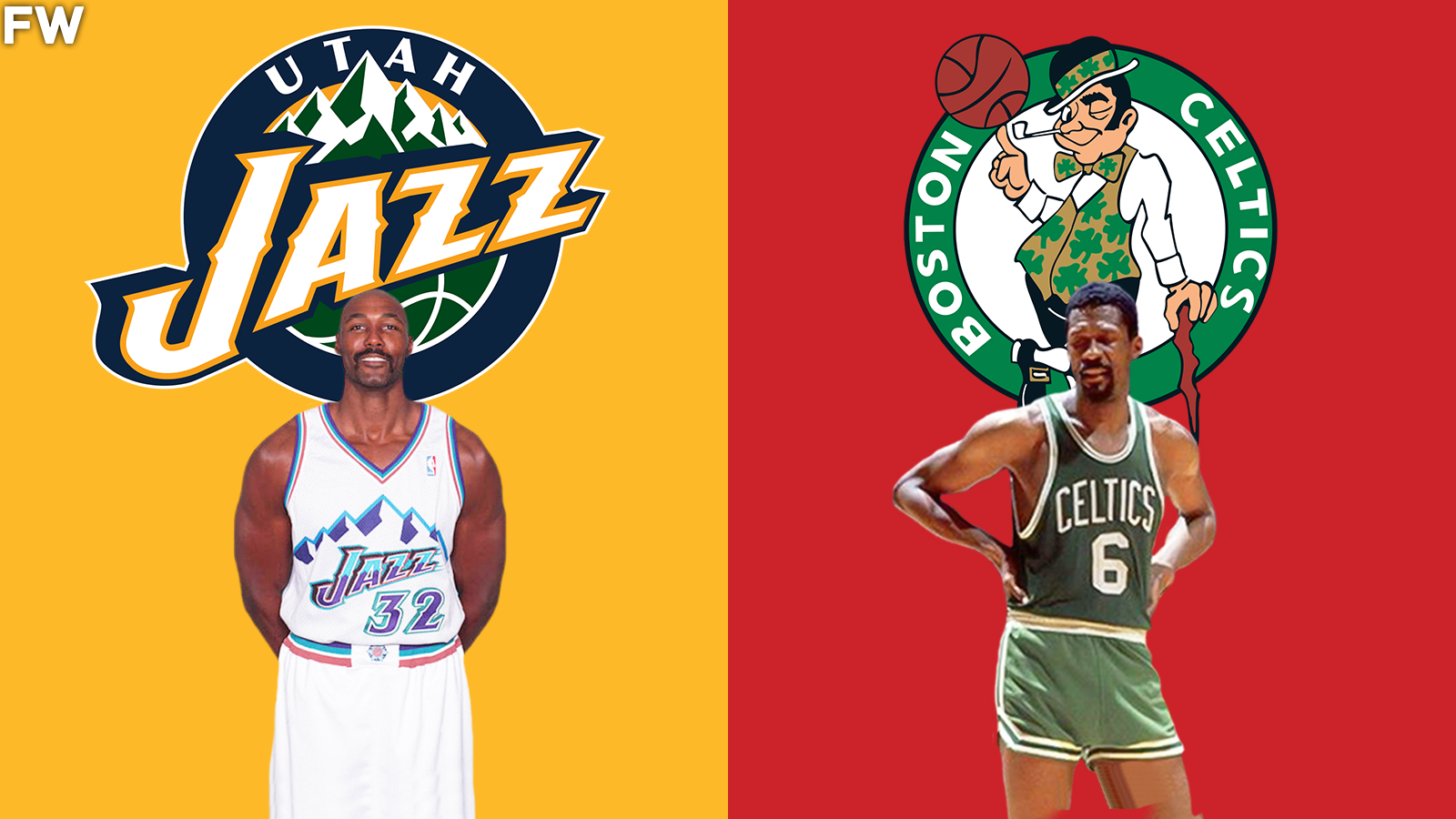 Karl Malone vs. Bill Russell