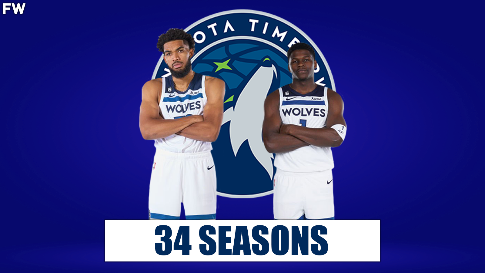 Minnesota Timberwolves - 34 Seasons Without NBA Finals