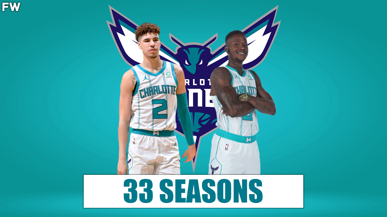 Charlotte Hornets - 33 Seasons Without NBA Finals