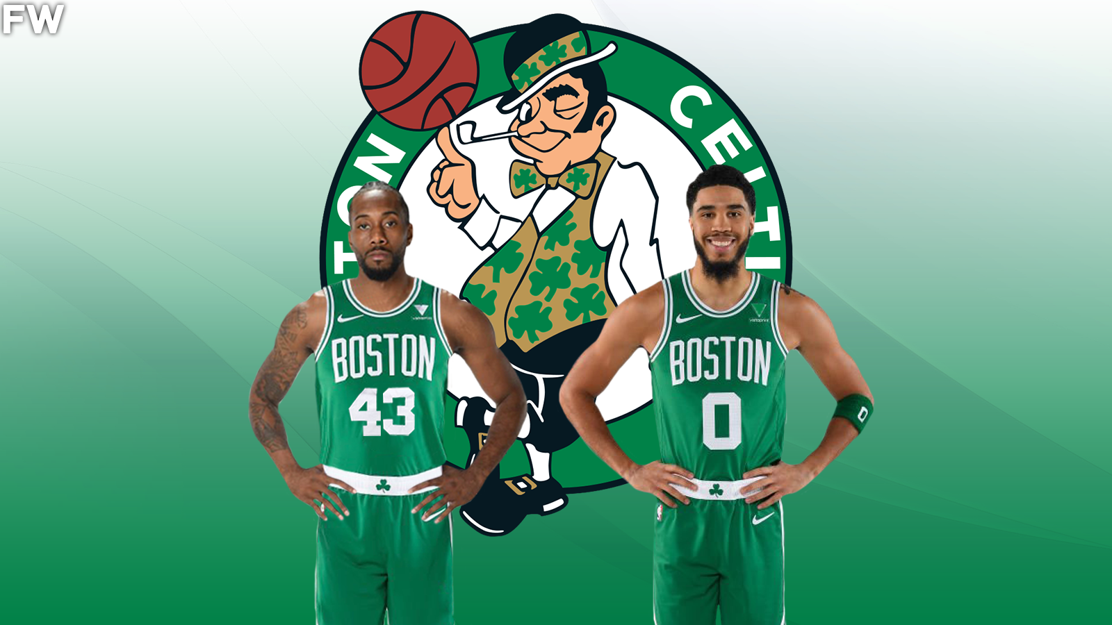 Kawhi Leonard and Jayson Tatum Boston Celtics