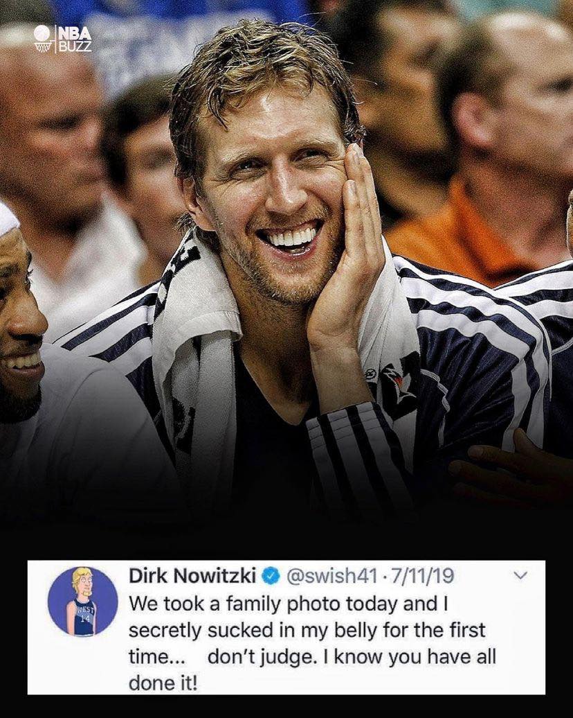 Dirk Nowitzki Had The Funniest Tweets Of All-Time: "I Hope The Guy That Stole My Bag Is 7 Feet So He Can At Least Rock My Sweet Clothes"