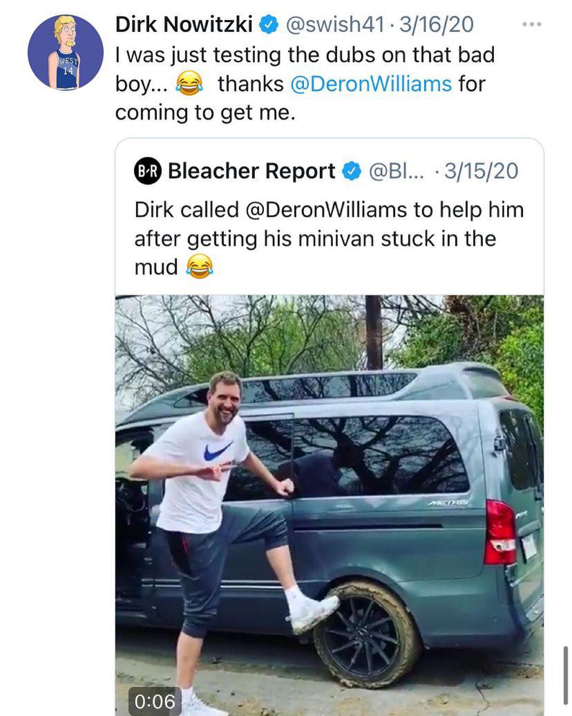 Dirk Nowitzki Had The Funniest Tweets Of All-Time: "I Hope The Guy That Stole My Bag Is 7 Feet So He Can At Least Rock My Sweet Clothes"