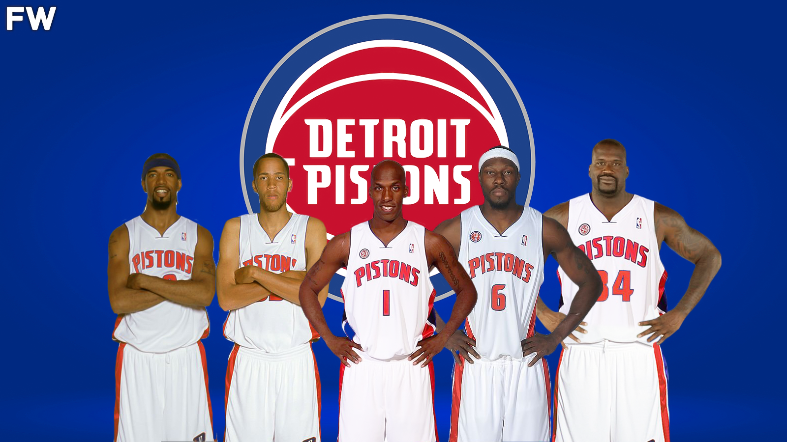 2005 Detroit Pistons with Shaquille O'Neal
