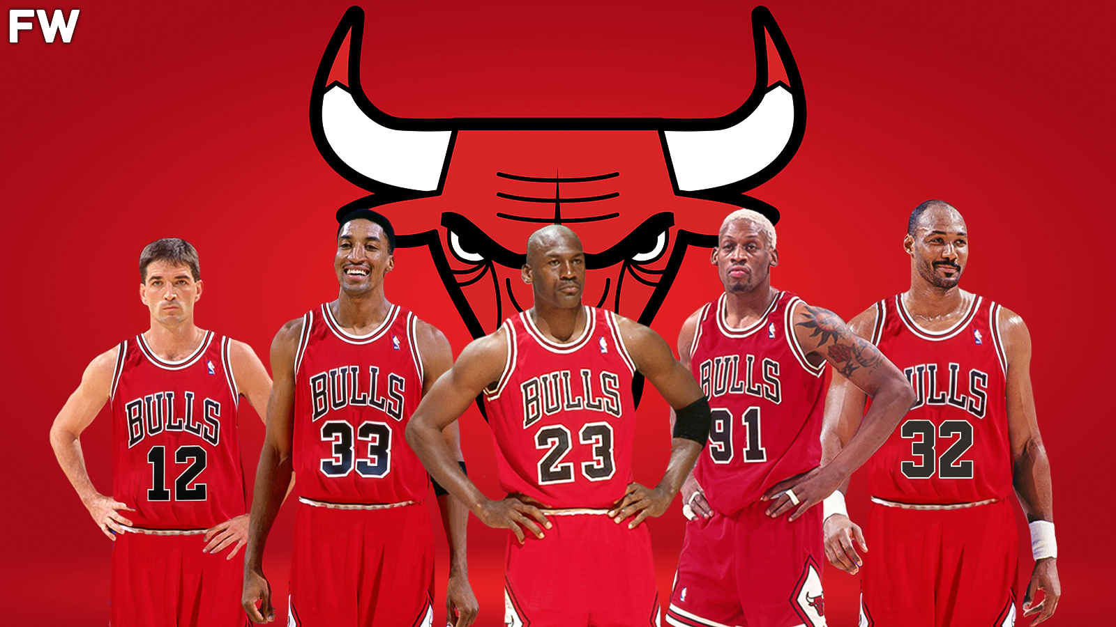 1998 Chicago Bulls with John Stockton and Karl Malone