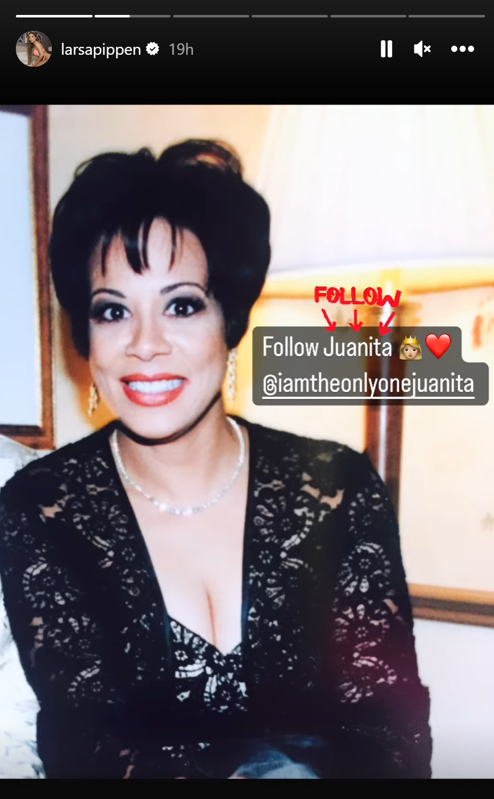 Larsa Pippen Calls Fans To Follow Michael Jordan's Ex-Wife Juanita Vanoy On Instagram