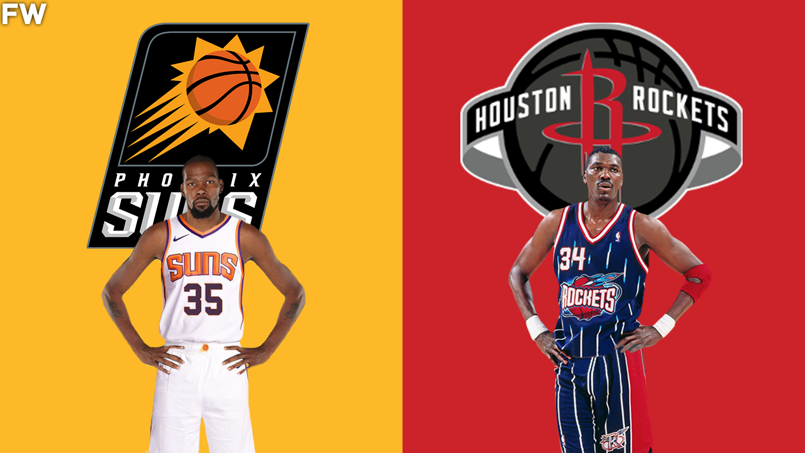 Kevin Durant vs. Hakeem Olajuwon