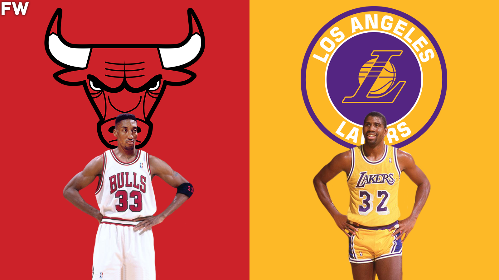  Scottie Pippen vs. Magic Johnson