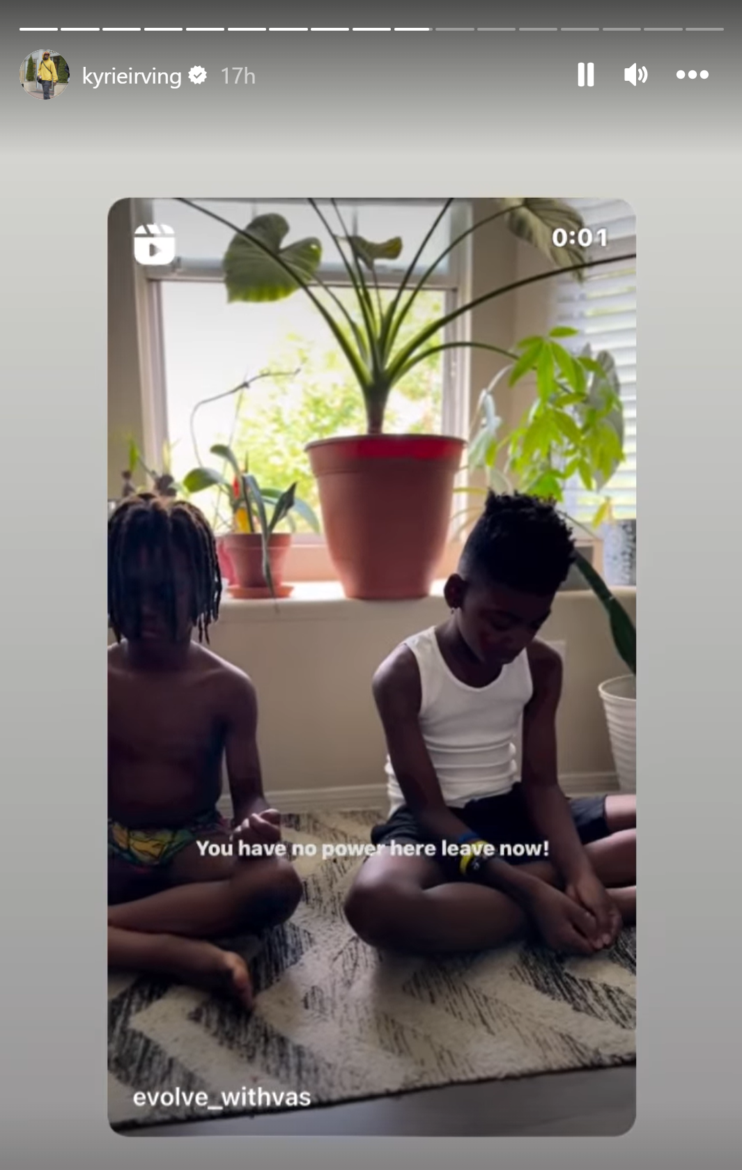 Kyrie Irving Posts Two Powerful Videos About Healing And Bad Thoughts