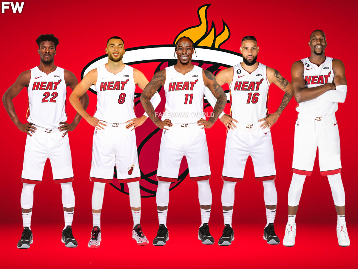Miami's 2023-24 Starting Lineup: Jimmy Butler, Zach LaVine, DeMar DeRozan, Caleb Martin, Bam Adebayo