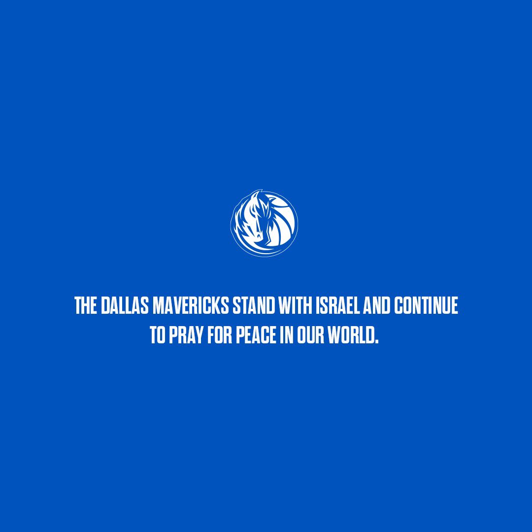 Dallas Mavericks Israel Hamas