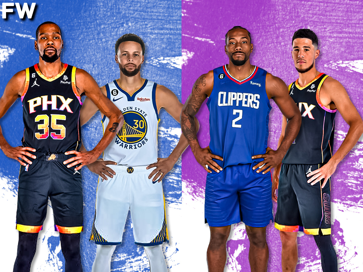 Kevin Durant And Stephen Curry vs. Kawhi Leonard And Devin Booker