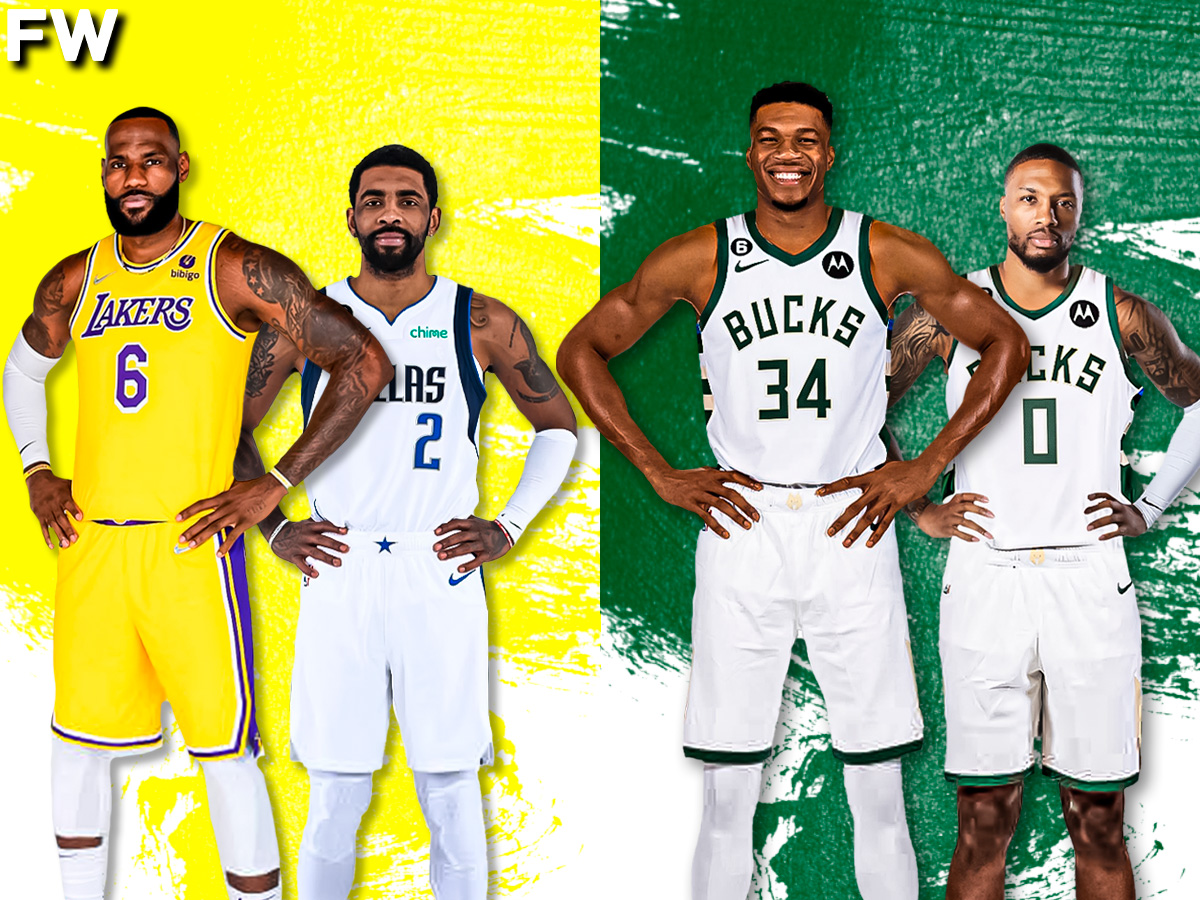 LeBron James And Kyrie Irving vs. Giannis Antetokounmpo And Damian Lillard