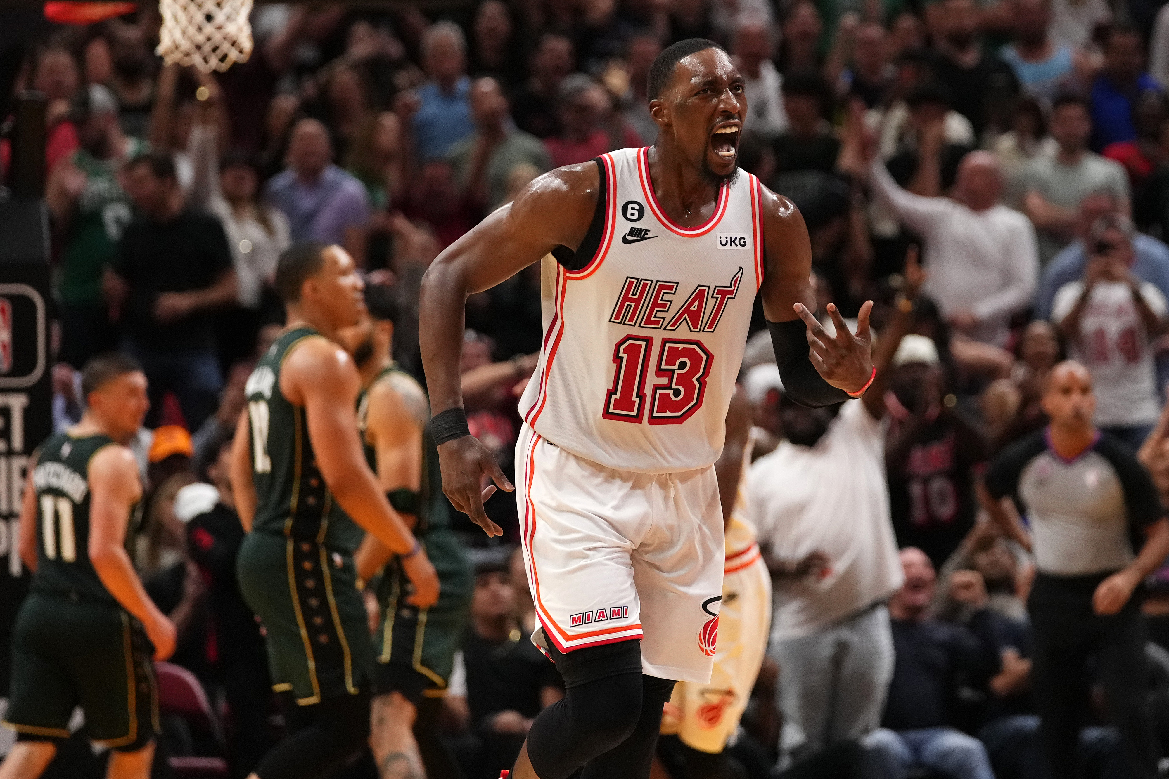 Bam Adebayo Blasts Stat Watchers Who Don't Really Watch The Game: "He Gave Up 40 In The Paint"