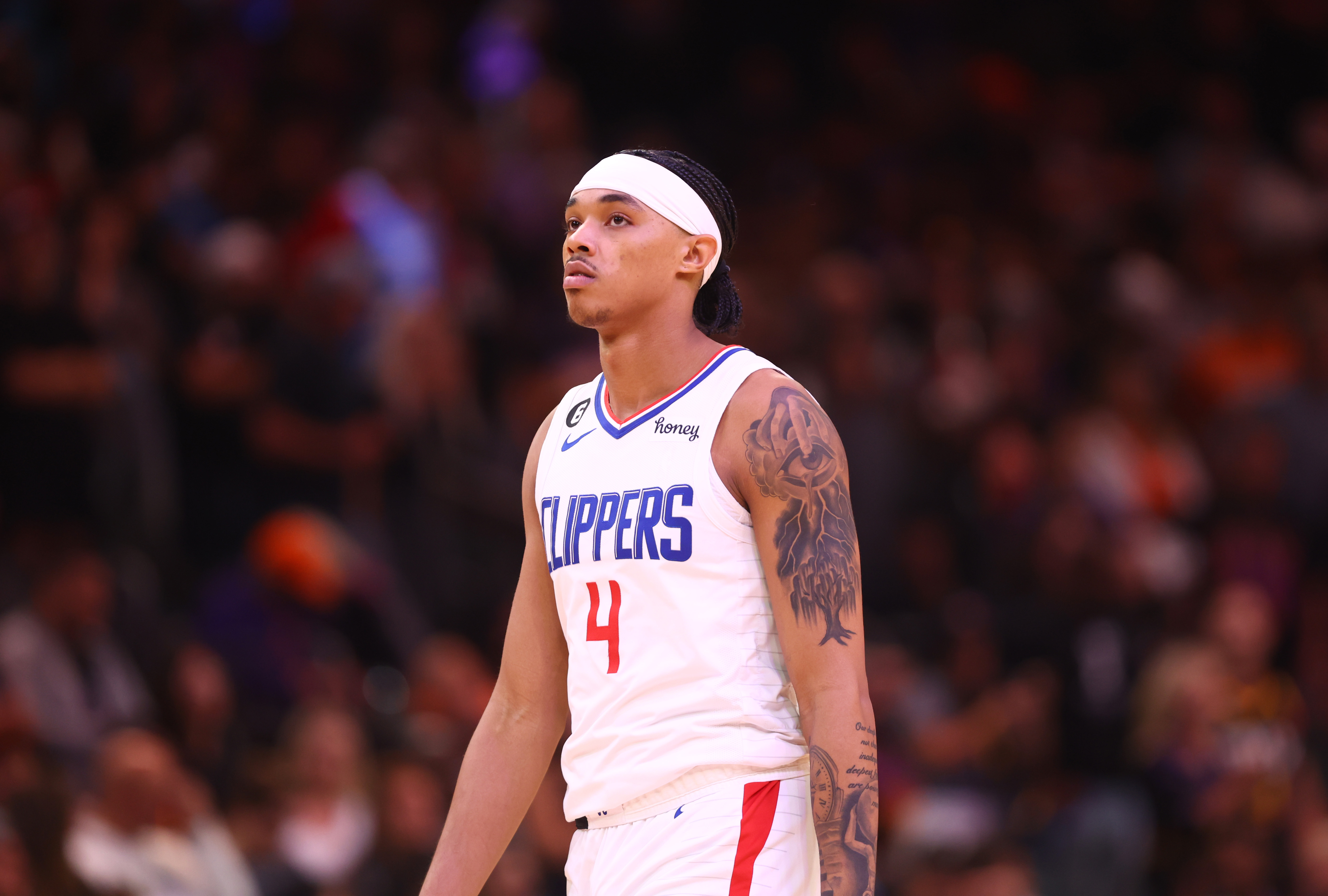 <em></figure>
<p>Brandon Boston Jr., a 22-year-old wing player standing at 6’7″, has yet to see playing time with the Clippers this season. Despite not making an appearance, his potential as a young player is intriguing. With a salary of $1,836,096 for this season and an expiring contract, Boston becomes a flexible asset in trade negotiations for the Clippers.</p>
<p>The fact that Boston’s contract is expiring means that he can be included in any trade without restriction, offering the Clippers additional flexibility in crafting potential deals. His youth and potential upside make him an attractive piece for teams looking to invest in young talent or for the Clippers to sweeten trade packages.</p>
<hr>
<h2 id=