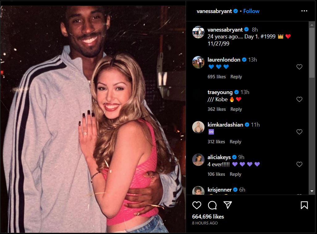 Vanessa and Kobe Bryant