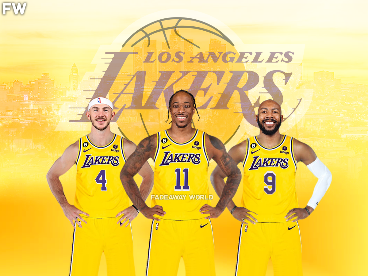 DeMar DeRozan, Alex Caruso, Jevon Carter - Los Angeles Lakers
