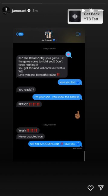 Ja Morant Mother Instagram