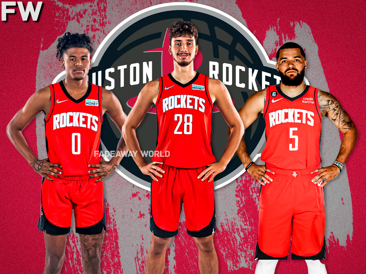 Alperen Sengun, Jalen Green, and Fred VanVleet