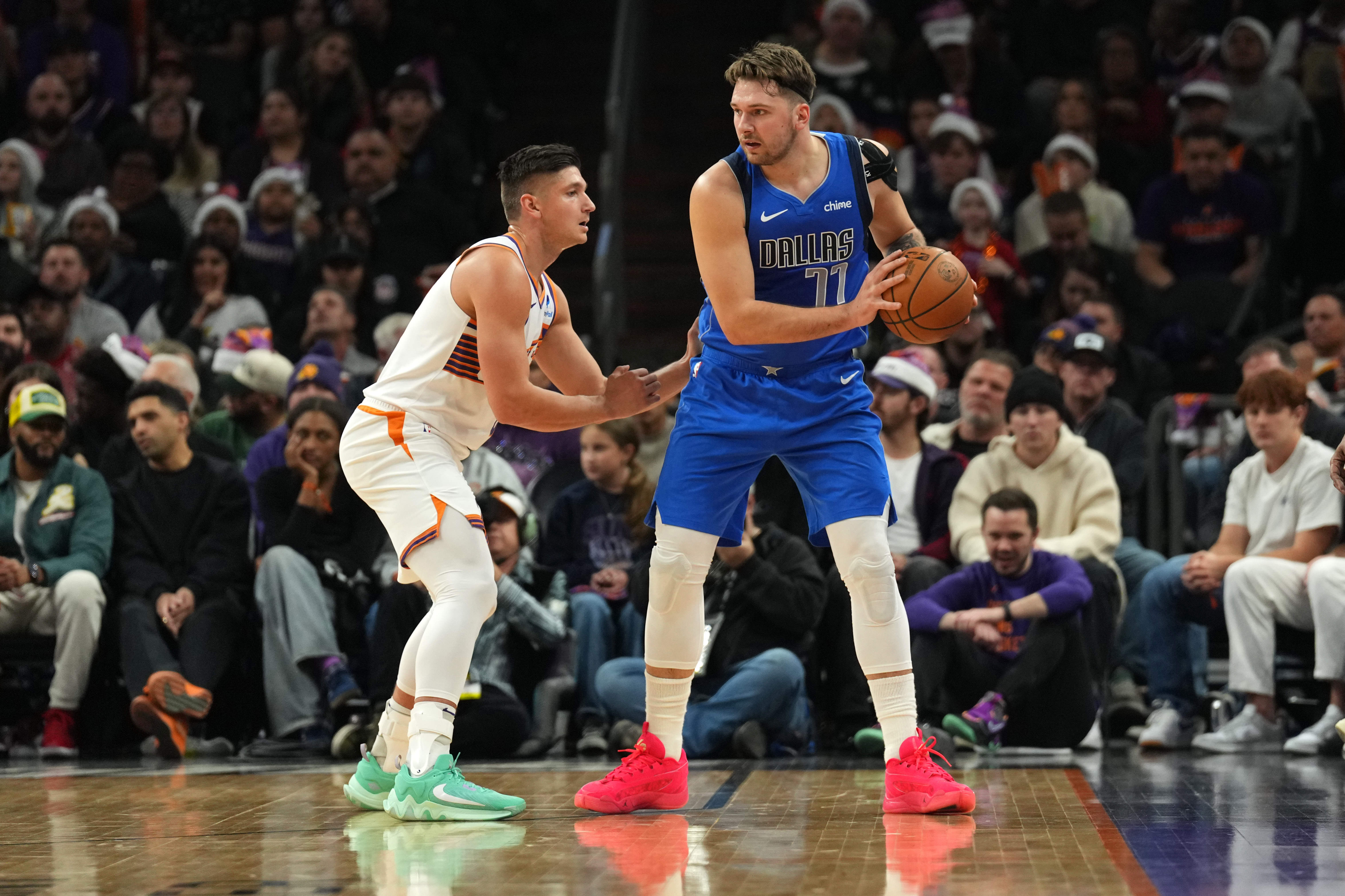 Fans Go Crazy For Luka Doncic Masterclass Against The Suns: "It’s A Hate Crime Every Time Luka Sees Devin Booker"