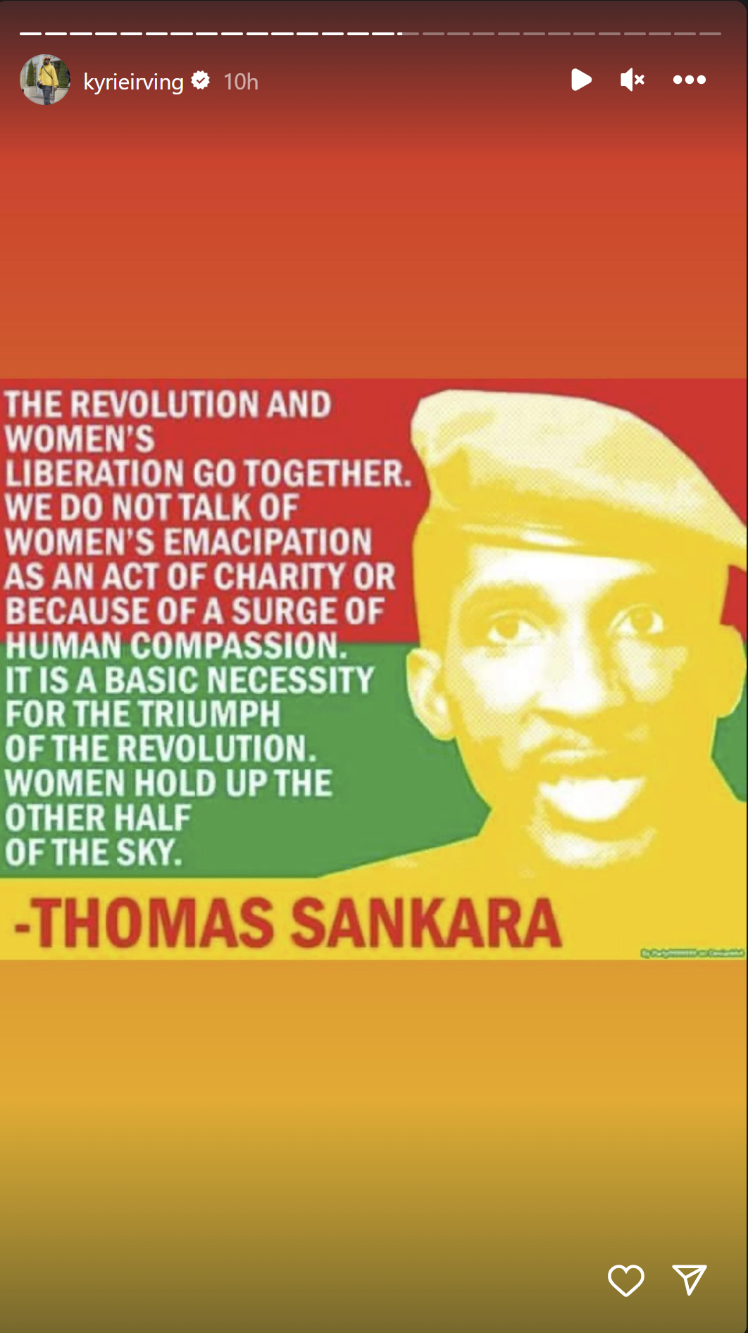 Kyrie Irving - Thomas Sankara