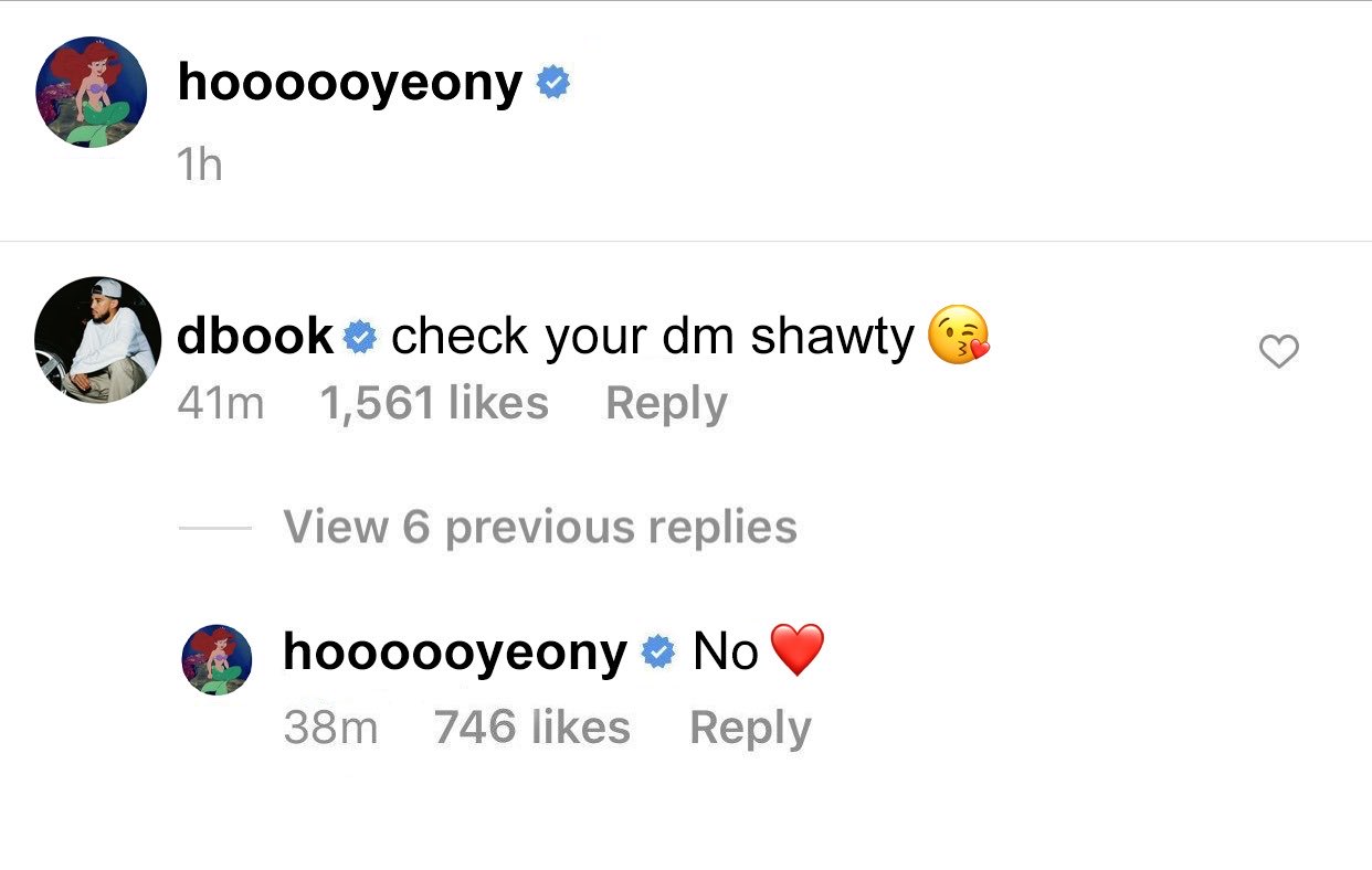 Fan Tried To Trick People That Devin Booker Is Flirting With Squid Game Star Hoyeon Jung