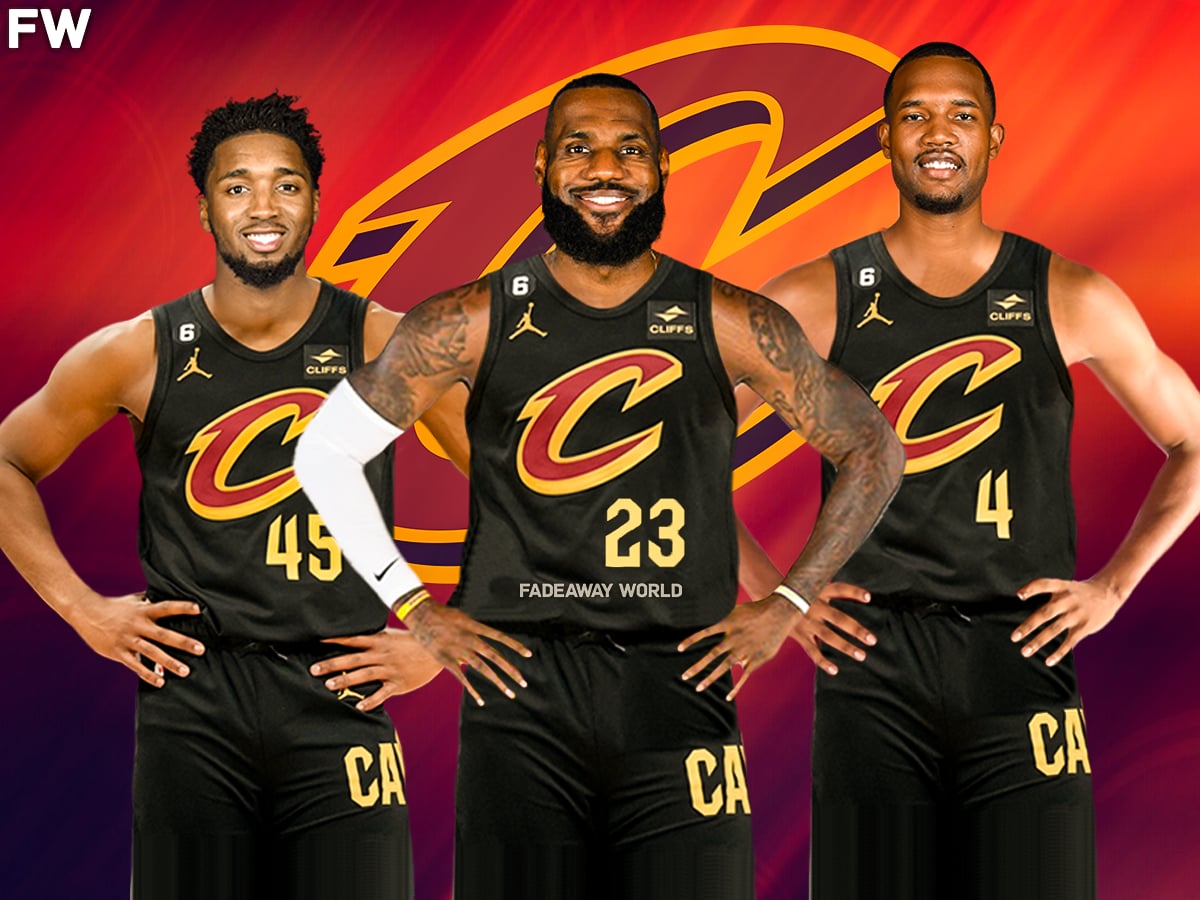 Donovan Mitchell, LeBron James, Evan Mobley - Cleveland Cavaliers