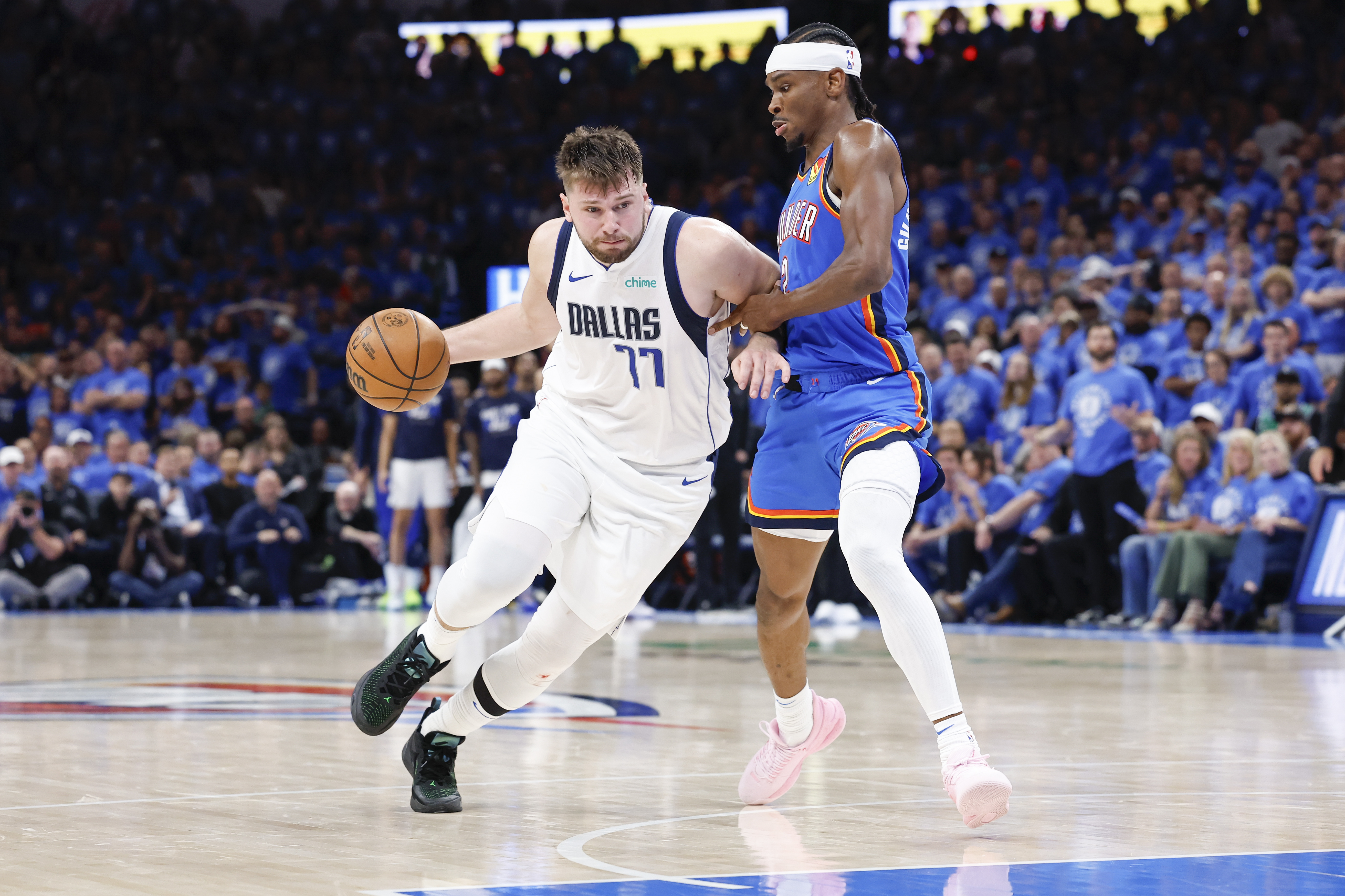 Luka Doncic Says 'Grown-Ass' Thunder Fan Called Out His Family During Game 2: "I Don't Like That"