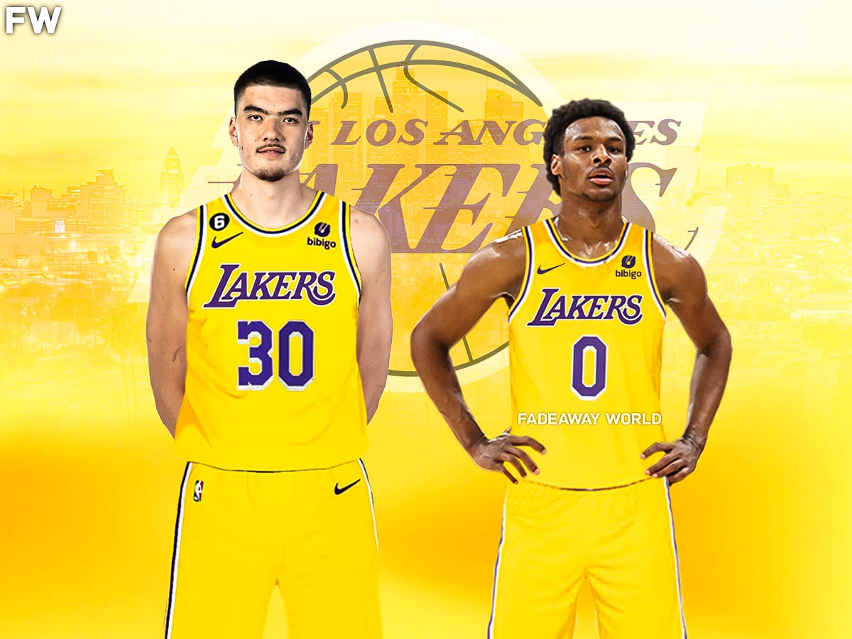 Zach Edey And Bronny James - Los Angeles Lakers