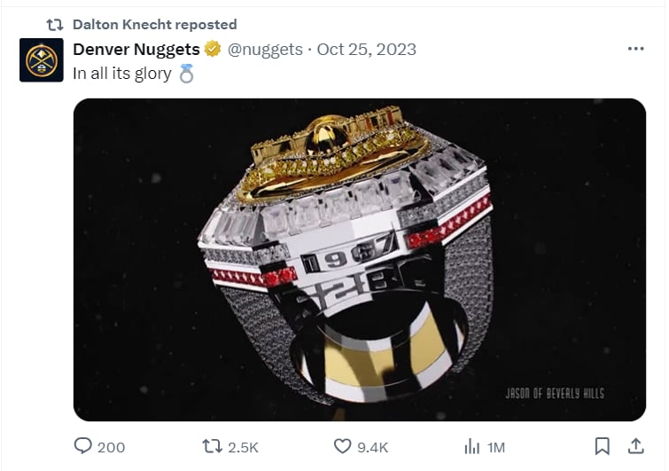 Lakers' Draft Pick Dalton Knecht Is Apparently A Nuggets Fan