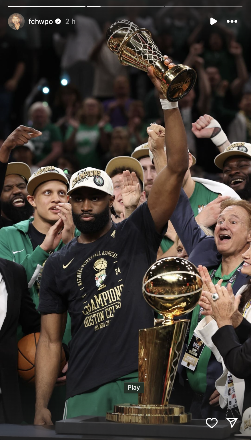 Jaylen Brown Fires Back At Haters On Instagram After Winning Title And Finals MVP